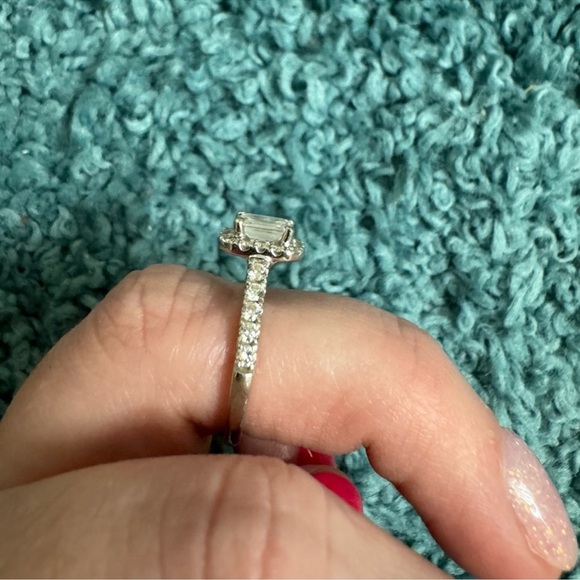 1-1/4 CT. T.W. GIA-Graded Emerald-Cut Diamond Engagement Ring in 14K White Gold - Picture 4 of 4